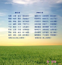 修行者的表现和言行